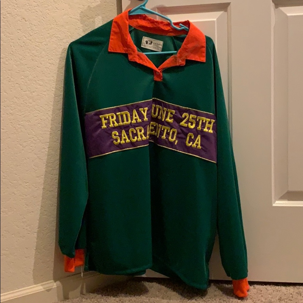 Green sweatshirt